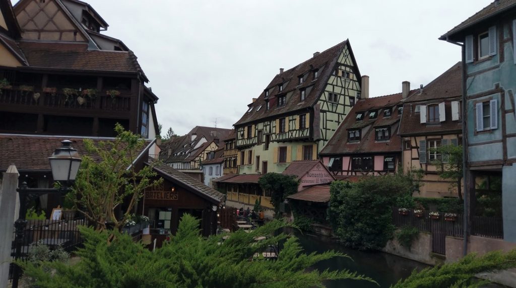 Lauch Fachwerkhäuser Colmar Foto Tagesausflug Tintentick