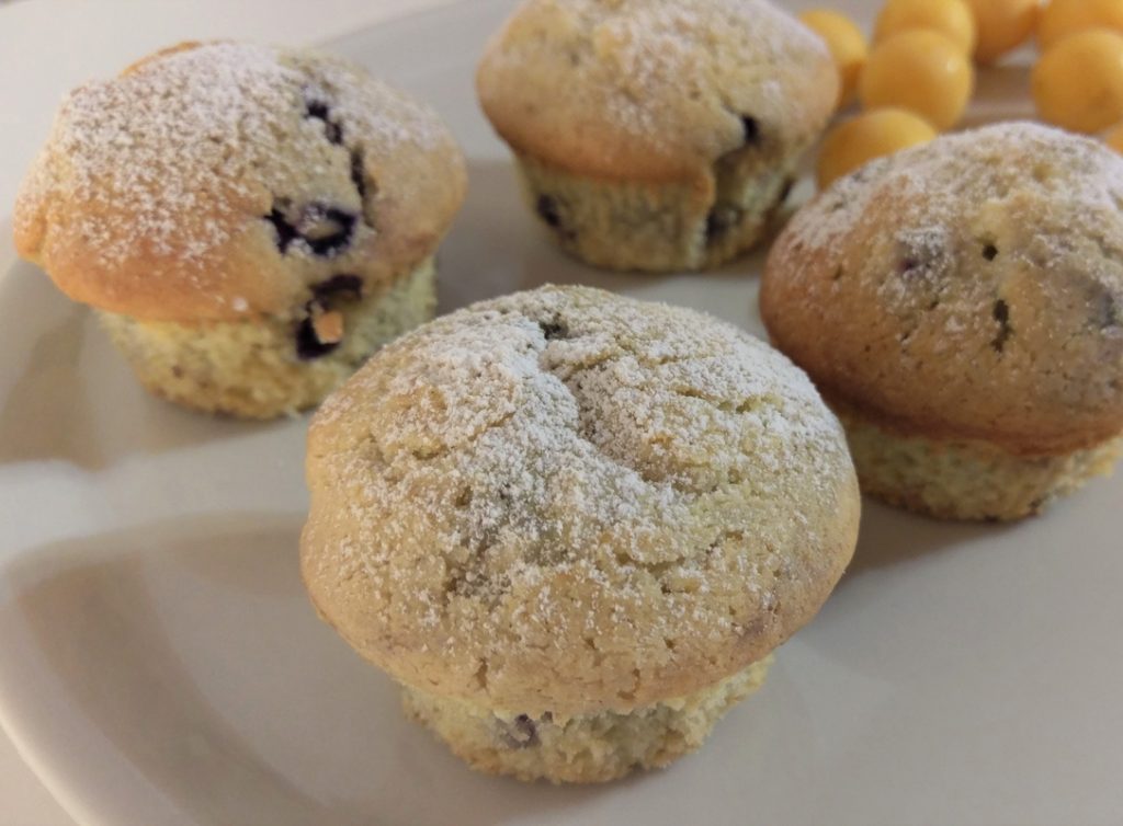 Cream Cheese Blueberry Frischkäse Heidelbeer Muffins Tintentick 2
