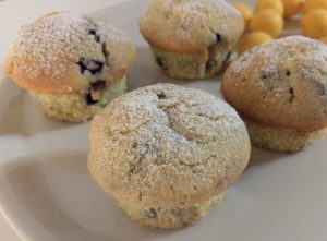 Cream Cheese Blueberry Frischkäse Heidelbeer Muffins Tintentick 2