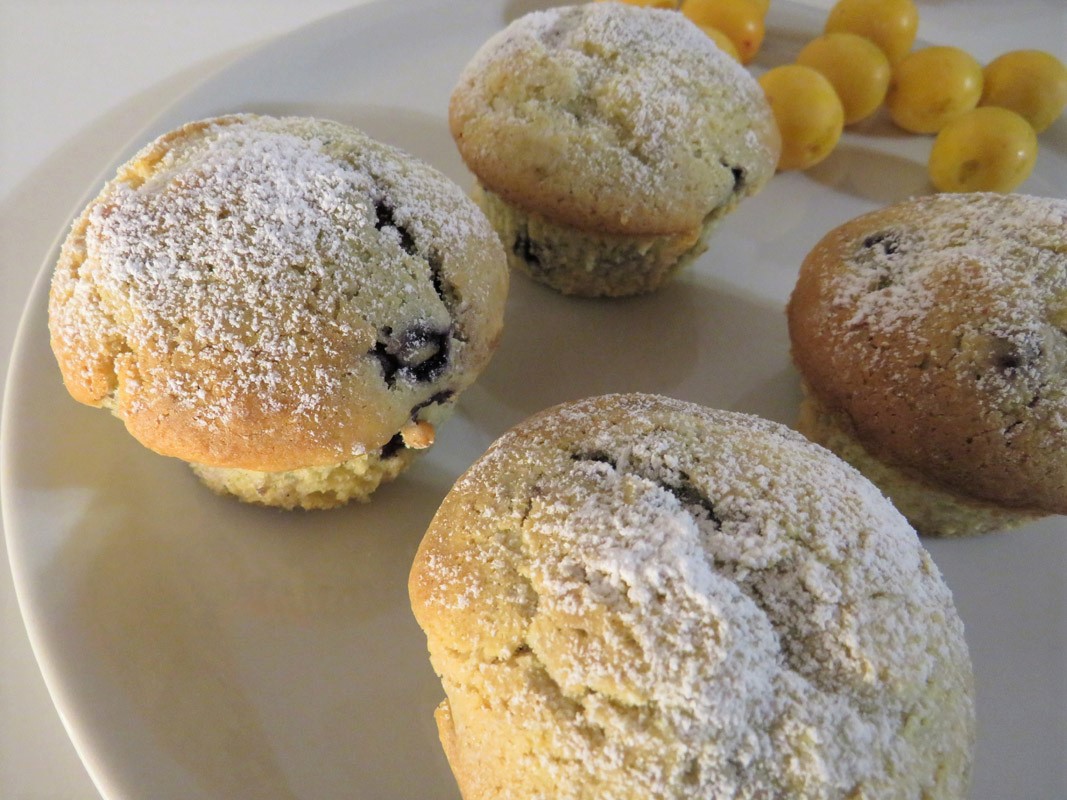 Cream Cheese Blueberry Frischkäse Heidelbeer Muffins Tintentick Rezept